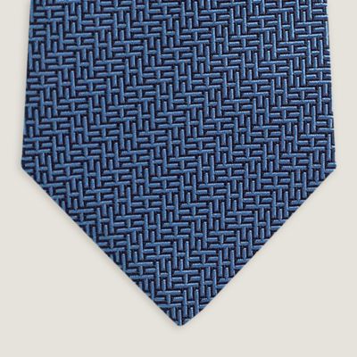 Metal en Vrac Twillbi tie - Blue | Hermès USA